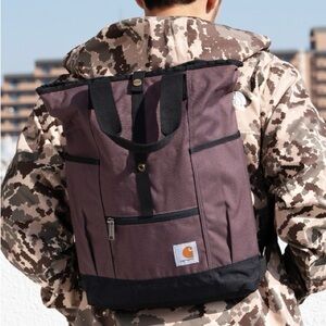 Carhartt Convertible Backpack in Purple/Brown and Black